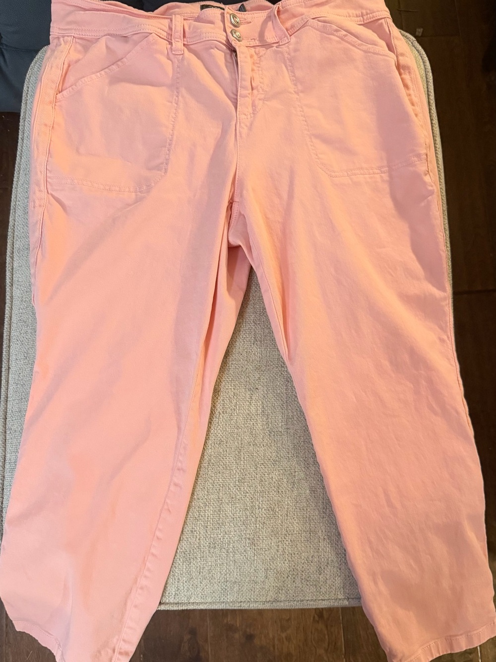 torrid Light Pink Cropped Stretch Jeans